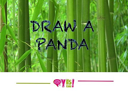 ¿Quieres dibujar un panda? ¡Aprender inglés es divertido!