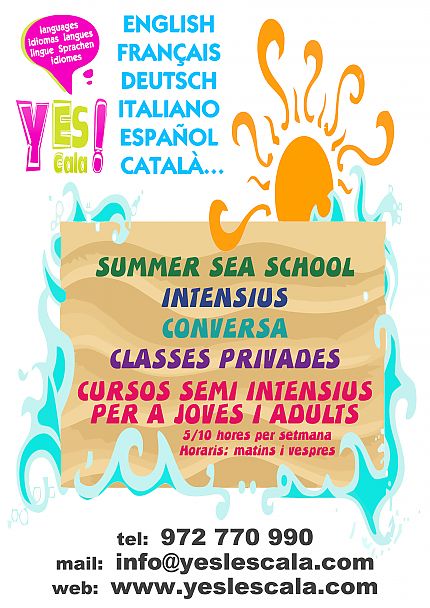 L'été est déjà là avec l'école de langues Yes! de L'Escala
