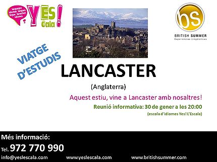SÉJOUR LINGUISTIQUE À LANCASTER