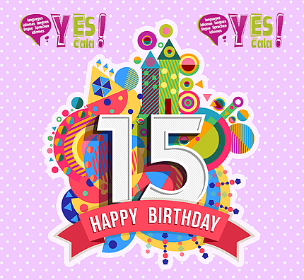 It's our 15th birthday this year!