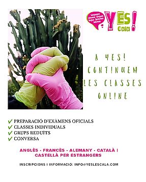 En YES! continuamos con las clases en línea. 
