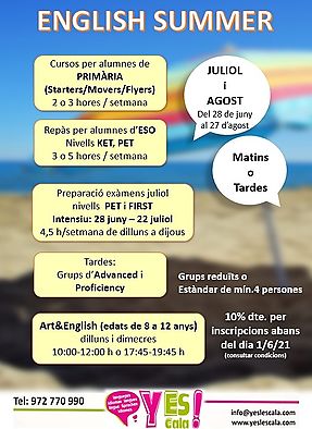 CURSOS DE IDIOMAS VERANO 2021