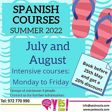 CURSOS DE ESPAÑOL PARA EXTRANJEROS - VERANO 2022