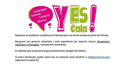 BUSCAMOS PROFESOR O PROFESORA