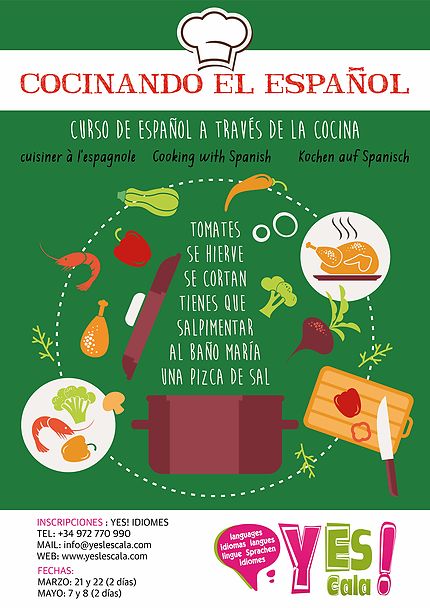 Curso de español y cocina